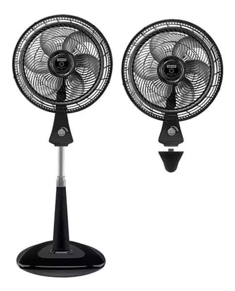 Ventilador Samurai Comfort Maxx 2 En 1 Negro