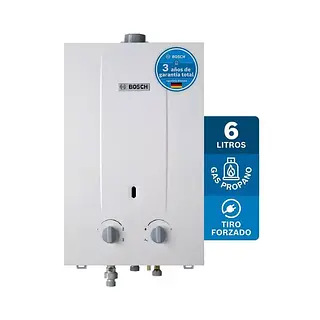 Calentador De Agua 12 Lt Tiro Forzado De Paso A Gas Propano