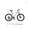 Bicicleta Itook Bravia T-12000 Rin 24" Plateado