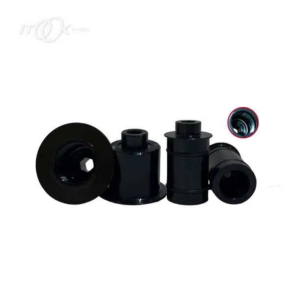 Set Adaptadores Manzana Con Rosca Eje Pasante-Puntilla