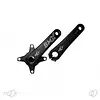 Bielas Para Bmx Color Negro / Bcd 104 160 Mm 625 Gr