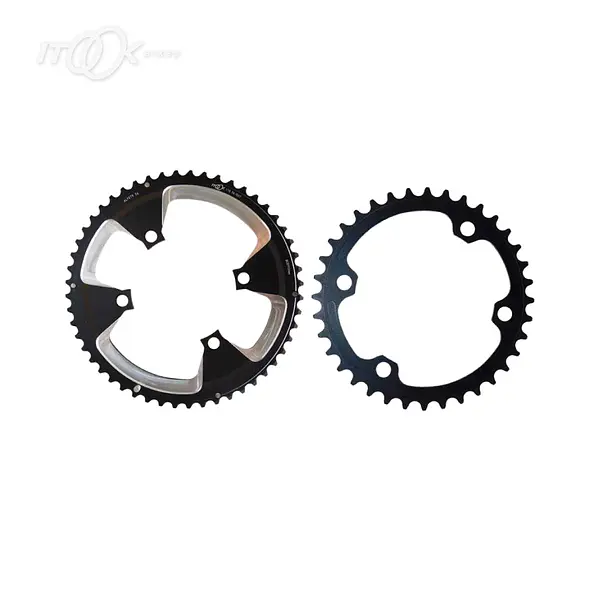Set De Coronillas 36 / 52t Ruta Bcd 110 Mm 4 Tornillos