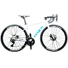 Bicicleta Ruta Blanca En Aluminio Quetzal Grupo Ltwoo 2x11