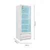 Nevera Vitrina Kalley Frost Una Puerta 309 Litros