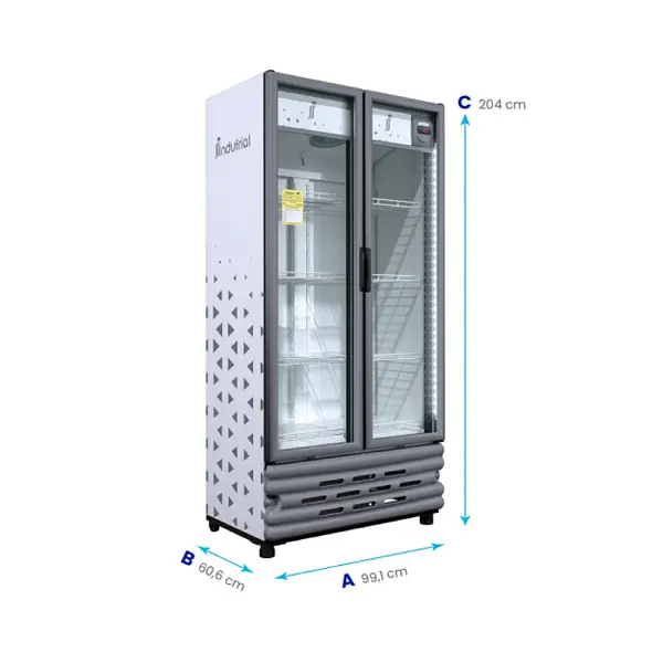 Vitrina Indufrial Vertical Forte V25