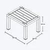 Mesa Rimax De Centro Rectangular Barú