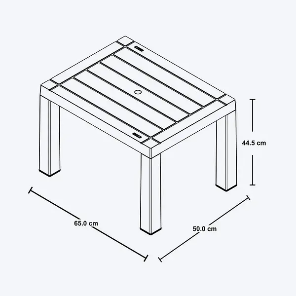 Mesa Rimax De Centro Rectangular Barú Wengue