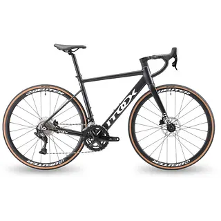 Bicicleta Ruta Negra En Aluminio Quetzal Grupo Ltwoo 2x11