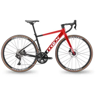 Bicicleta Ruta Rojo/Negra En Aluminio Quetzal Ltwoo 2x11