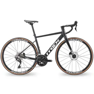 Bicicleta Ruta Negra En Aluminio Quetzal Grupo Shimano 105