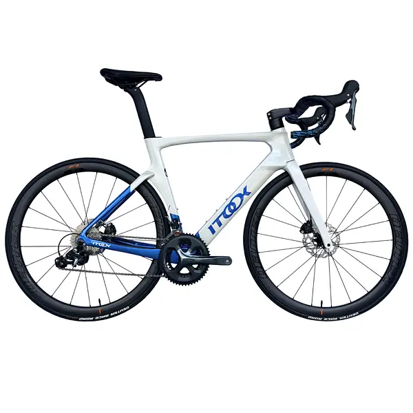 Bicicleta De Ruta Compas Pro Bicicleta Blanco/Azul