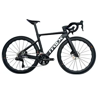 Bicicleta De Ruta Agami Negra Grupo Shm 105 Electronico7.5kg