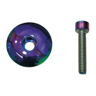 Tapa De Potencia Tornasol Y Tornillo En Titanio Tornasol